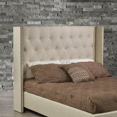 Syverson Upholstered Wingback Headboard
