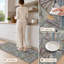 Tapis de cuisine lavables antidérapants à motif géométrique