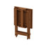 Arianna Square Folding Outdoor Side Table , 34.8cm cm W 35.81cm cm D