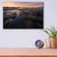 Art mural en verre Ebern Designs «Morning Dory» par Rick Berk-987056784