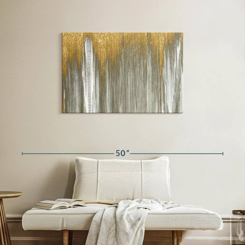 Avery Gold Falls, 24" H x 36" W