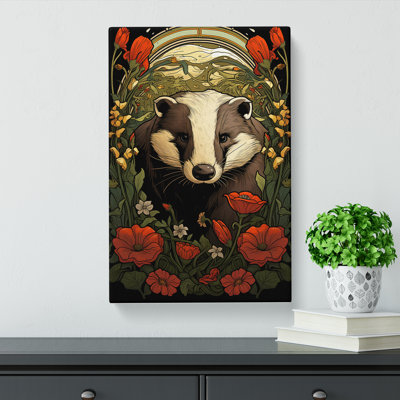 Badger Nouveau - No Frame Print