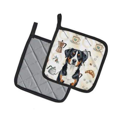 Paire de porte-cafetières Grand Swiss Mountain Dog