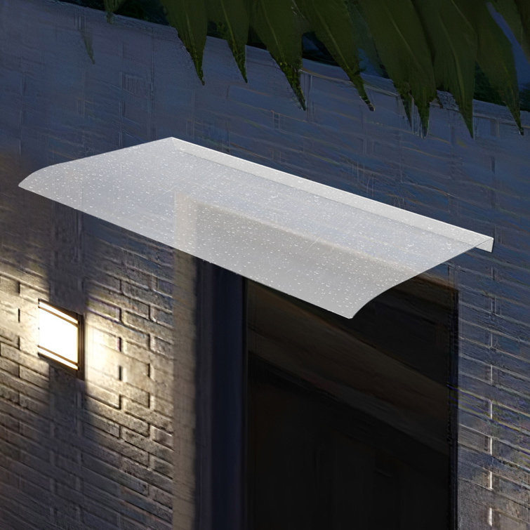 Slope Window Awning in Clear