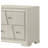 Modern White Storage Nightstand