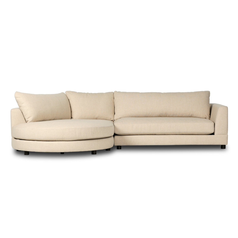 Sylvan 2PC LAF Sectional-Irving Flax, Left Hand Facing