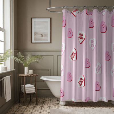 Symbol Blush - Premium Shower Curtain 155