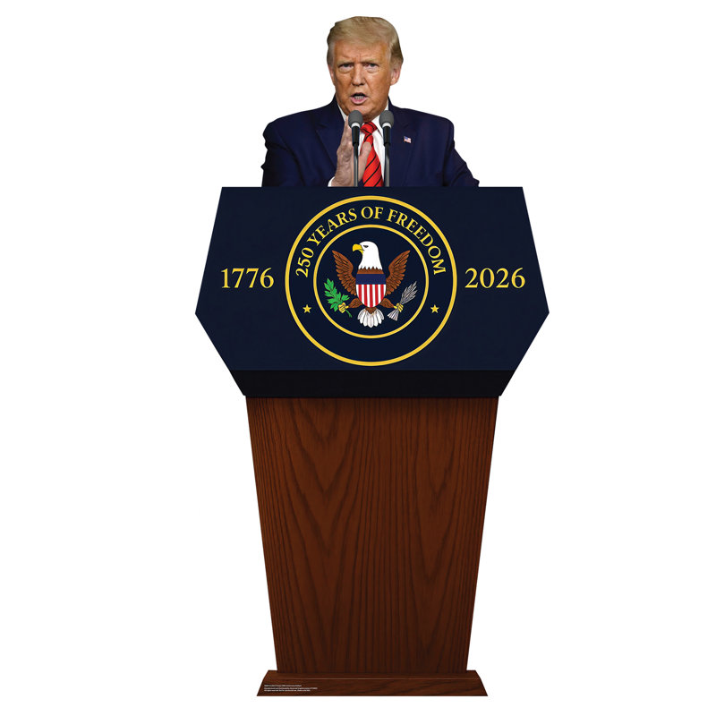 Podium du président Trump 250th Anniversary