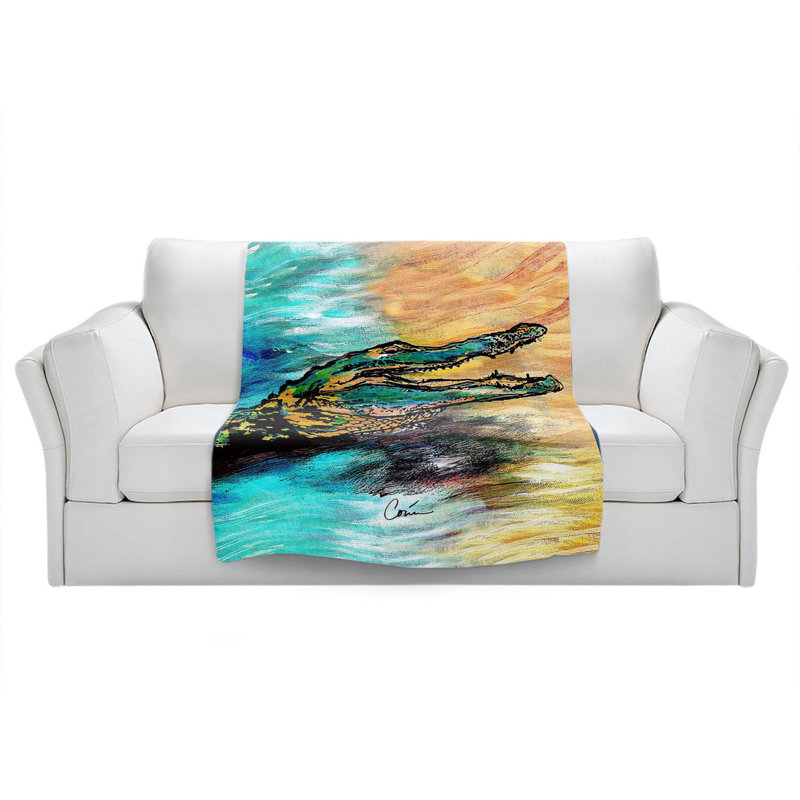 Hand Woven Throw Blanket, 51" x 60"