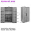 Walnut Kitchen Pantry Cabinet – Freestanding Buffet Cupboard with 180° Doors, 5-Tier Inner Shelves & Versatile Storage for Kitchen, Dining Room or Living Room