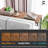 41” Classic Console Table for Entryway, Modern Sofa Table for Living Room, Industrial Sofa Console Table, Snack Entrance Table for Hallway, Accent Behind Couch Table, Plant Table, Grey Oak / Rustic Oak-1252212755