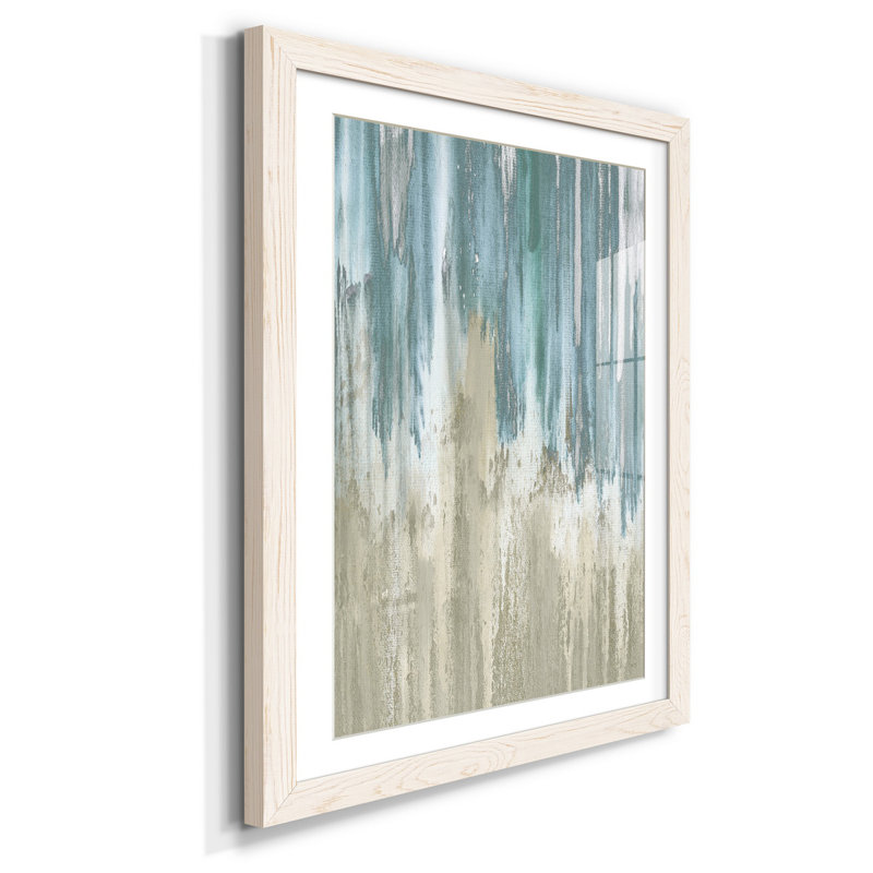 Neutre ciel - reproduction d'art, Papier encadré blanc, H 44 po x l 31 po x P 1 po, Blanc