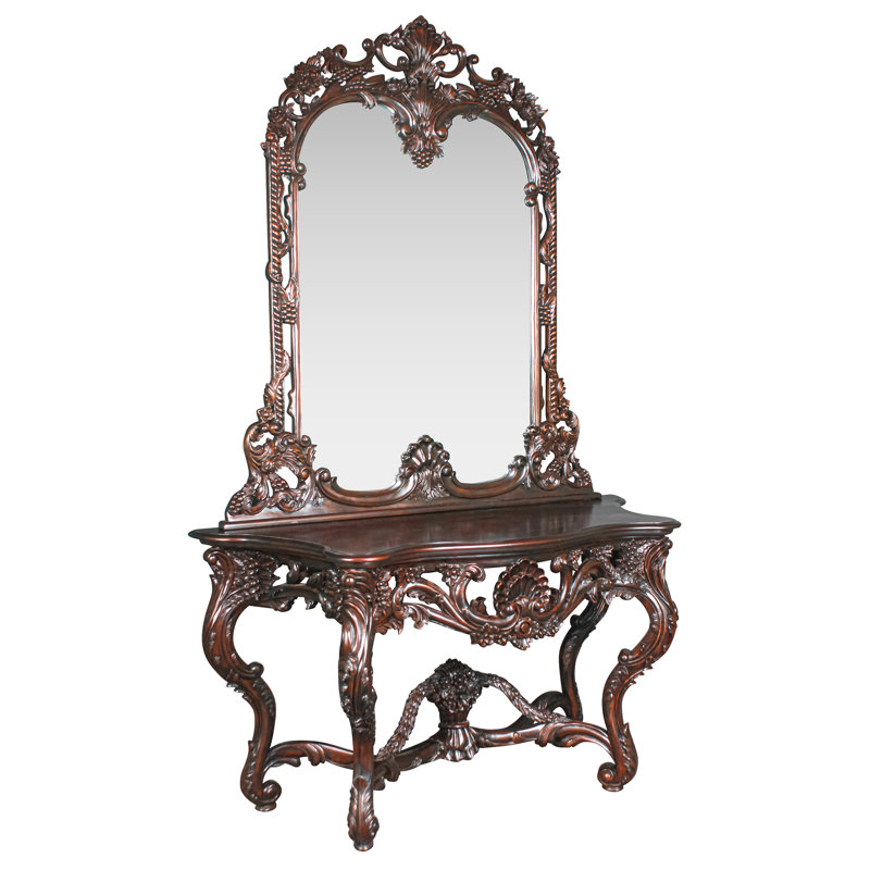 Ensemble de console et miroir La Vendange