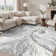 Galaxy Series Abrstract Black/Gray/Ivory/Beige Area Rug