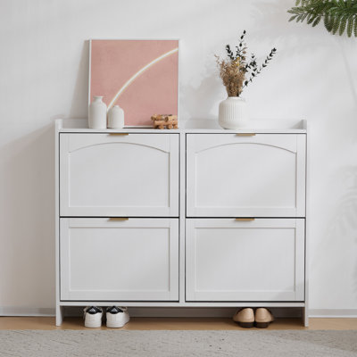 16 Pair Shoe Storage Cabinet