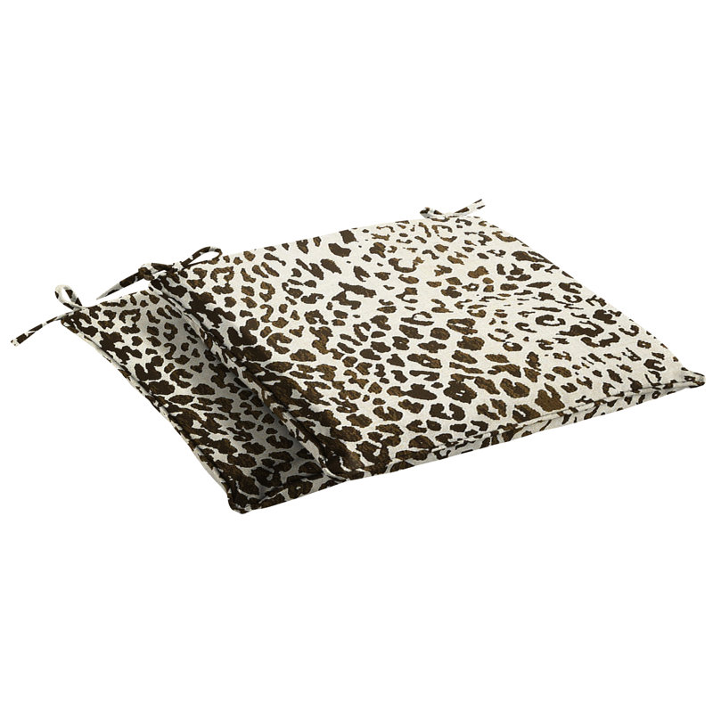 NN Sunbrella Outdoor 2'' Chair Pad, 2" H x 19" W x 17" D, Espresso