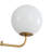 4-light Dimmable Opal Glass Globe Chandelier-403814953