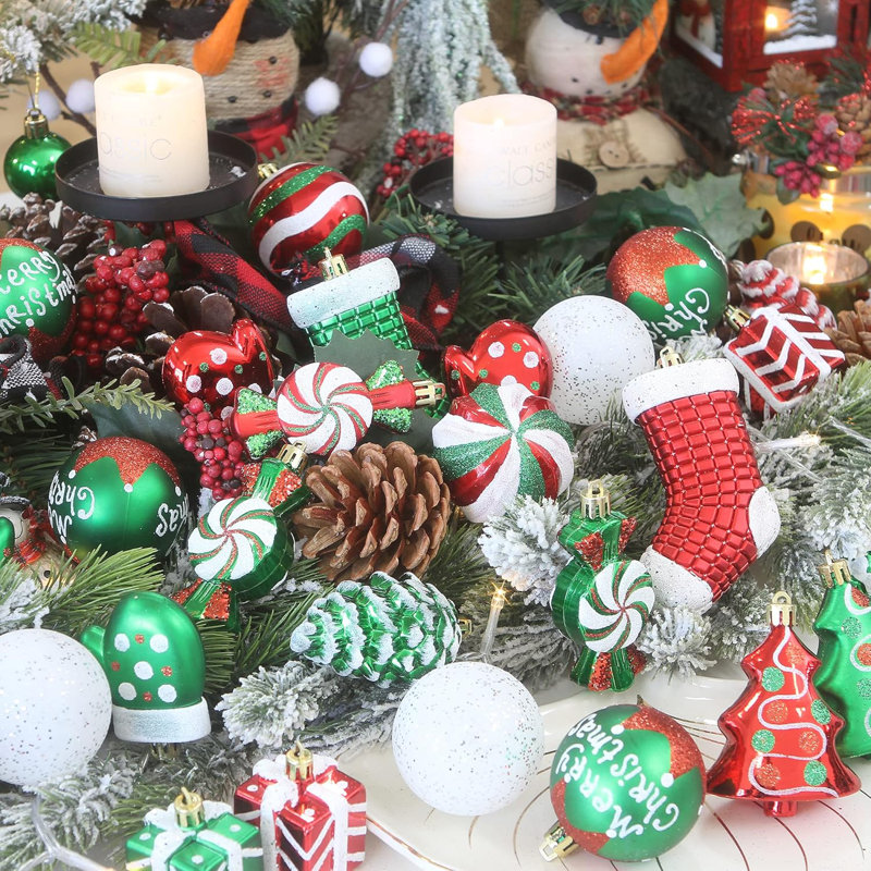 9.3cm Solid Colour Ornament Accessory