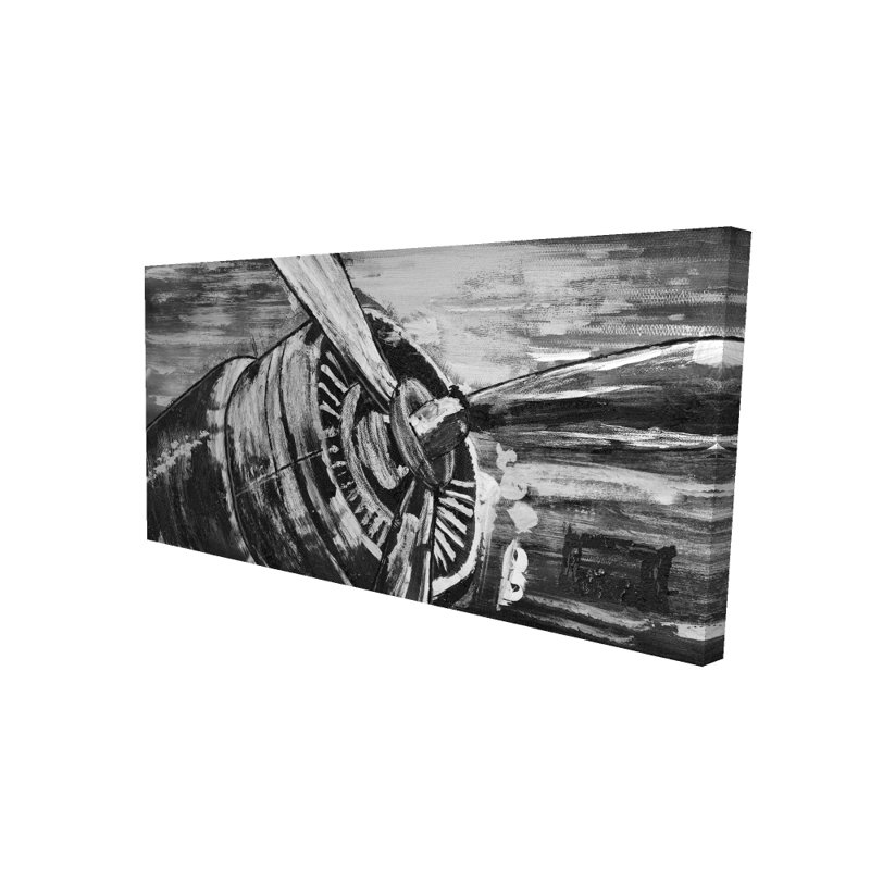 Vintage Airplane Propeller Canvas | Industrial Home Decor