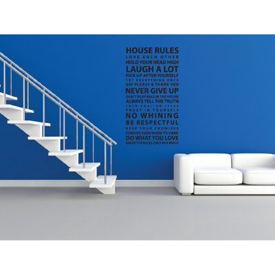 Text & Numbers Non-Wall Damaging Wall Decal