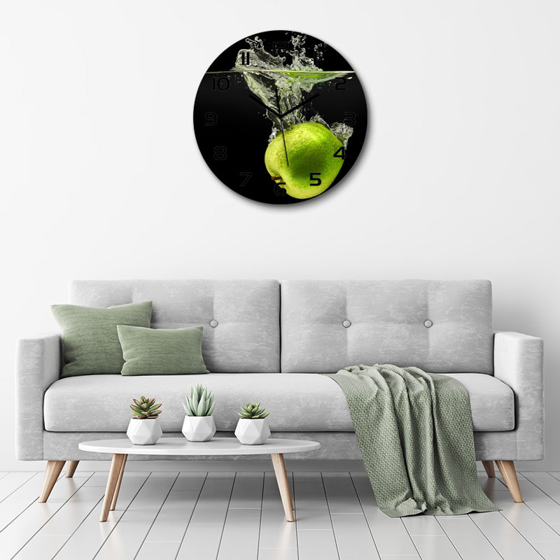 Jozelynn Glass Wall Clock