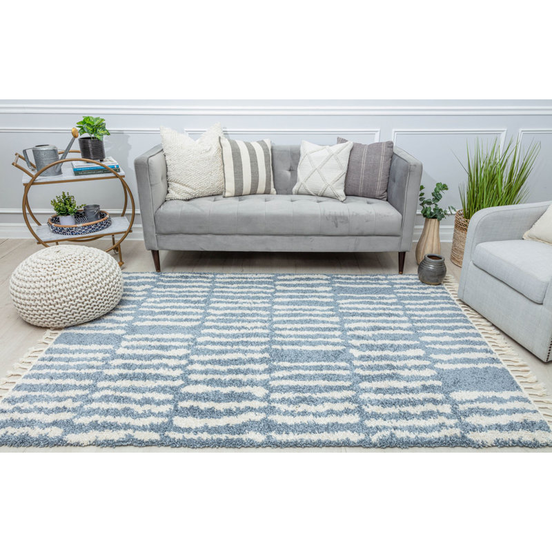 Tapis Colletti Bennett Modern Shallow Waters, Rectangle 5 pi x 7 pi