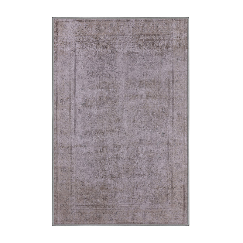 Tapis oriental gris Sherley, Rectangle 4 pi x 6 pi