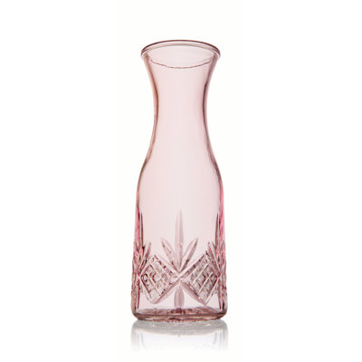 Dublin Crystal Blush Carafe