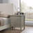 26"H Silver Champagne 3-Drawer Nightstand-1940183888