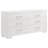 Jessica 6-drawer Dresser Snow White-2118410645