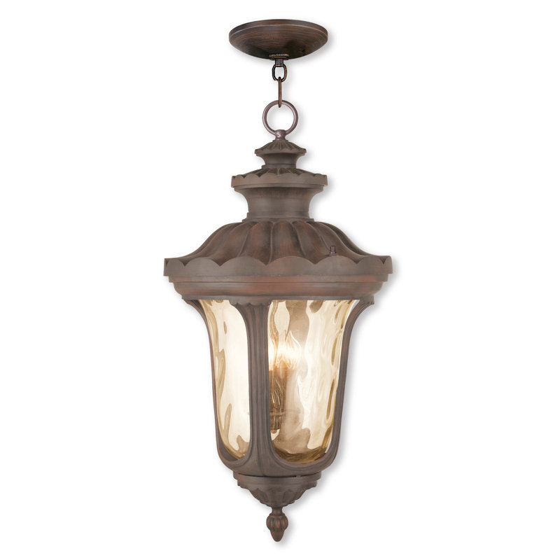 Lanterne suspendue d'extérieur 4 lumières Ahtzired