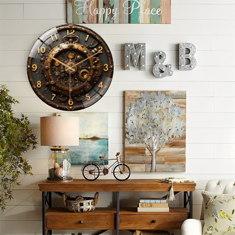Horloge murale Steampunk