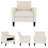 29.25'' Wide Modern Fabric Upholstered Accent Chair With Storage-920857177