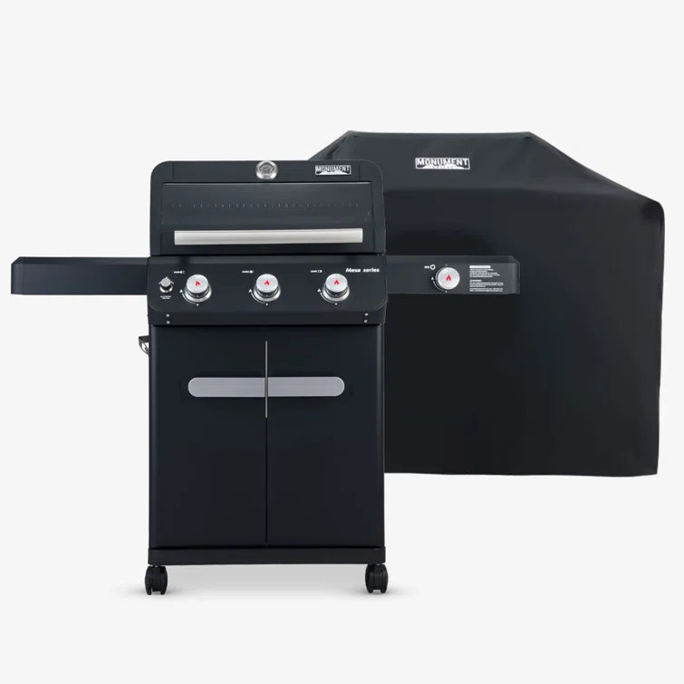Monument Grills Mesa Series 3-burner 48000 Btu Propane Gas Grill With Cover