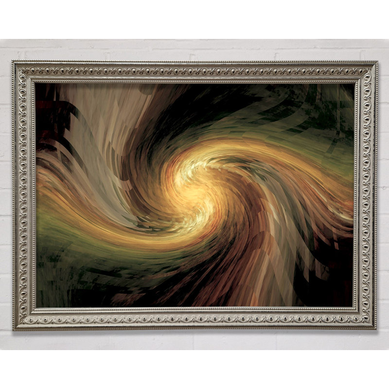 Swirls Of Light - Single Picture Frame Print, 29.7cm H x 42cm W x 3cm D