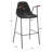 Chaliah Upholstered Counter Stool with Metal Frame-1003407186