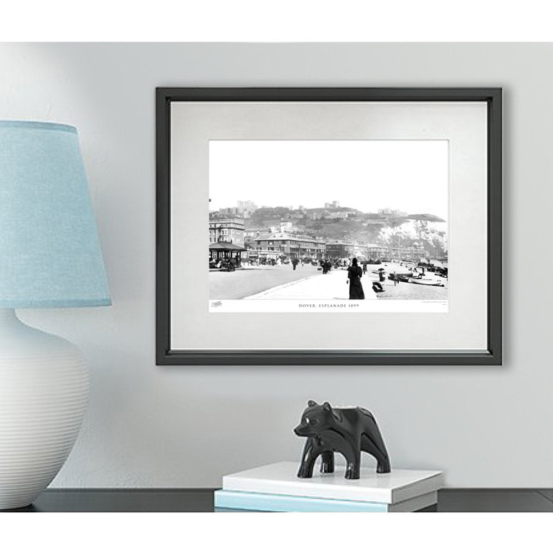 Dover, Esplanade 1899 - Single Picture Frame Print, 40cm H x 50cm W x 2.3cm D