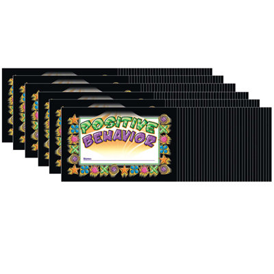 Positive Behavior Punch Cards