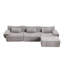 Ensemble de canapé modulaire en chenille 3 + 1 places-386675640