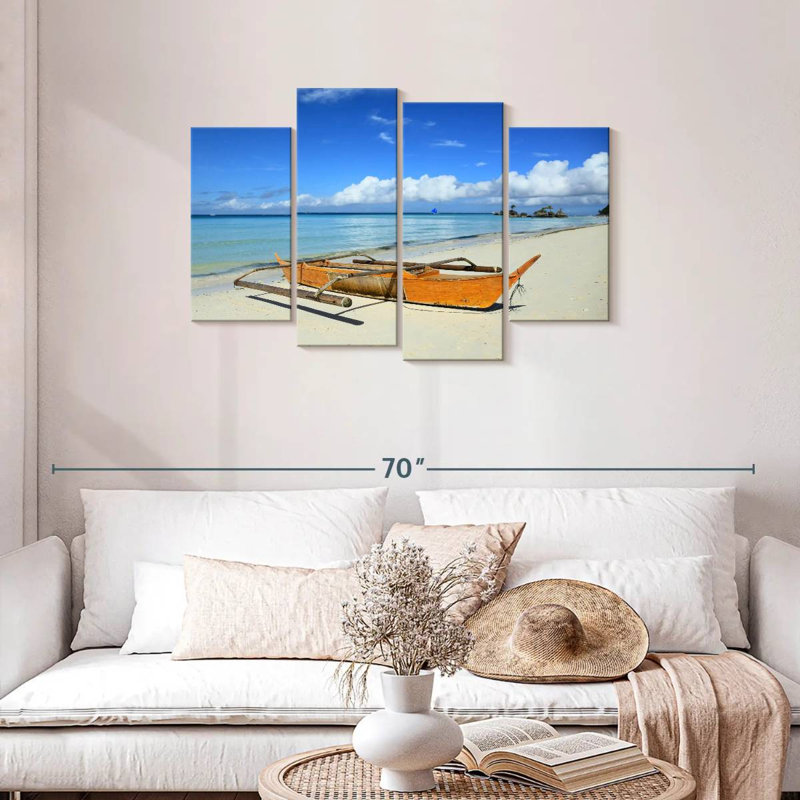 Bateau Meig Boracay Island Outrigger, H 27 po x l 43 po