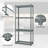 Najon 27.5'' W Metal Shelving Unit-1145135360