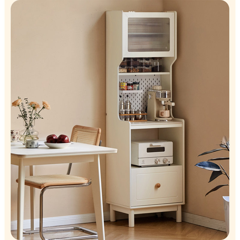 Cream Style Narrow Accent Cabinet