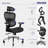 Nouhaus Ergo3D Ergonomic Office Chair with Lumbar Support, High-Back Mesh Desk Chair with 4D Adjustable Armrest-55645793