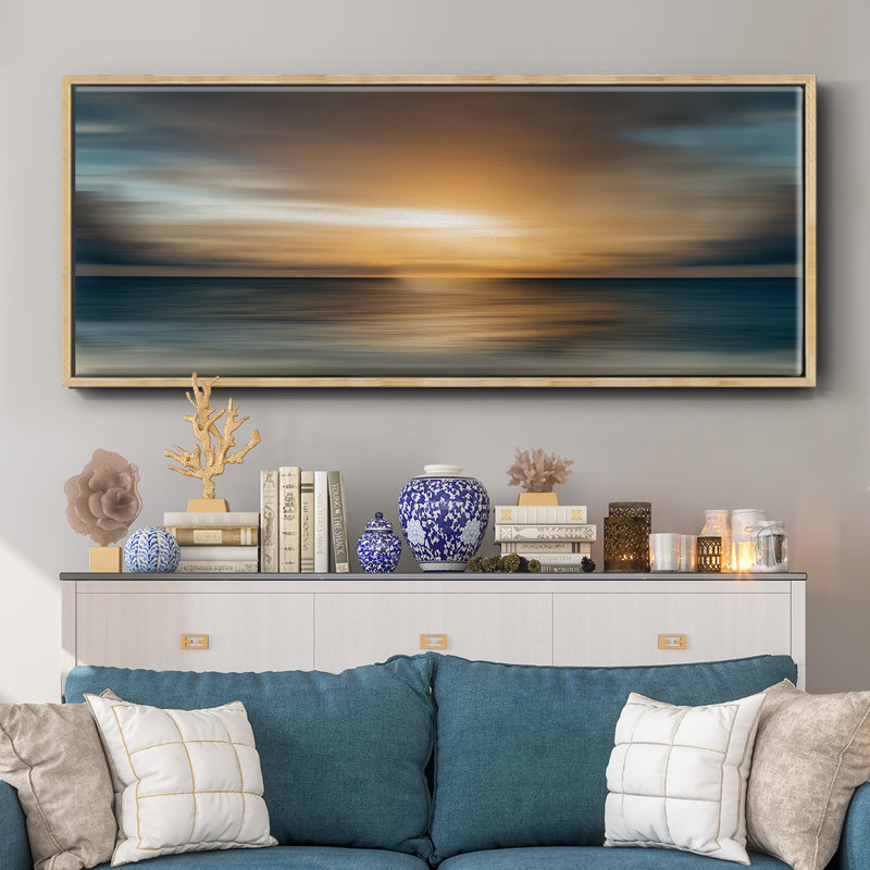 In The Beginning- Framed Canvas