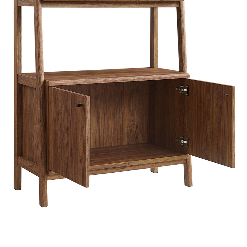 Modway Bixby 33" Bookshelf, Walnut