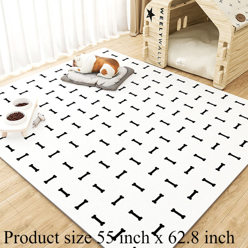 Tapis pour animaux, H 1 po x l 62,8 po x P 55 po