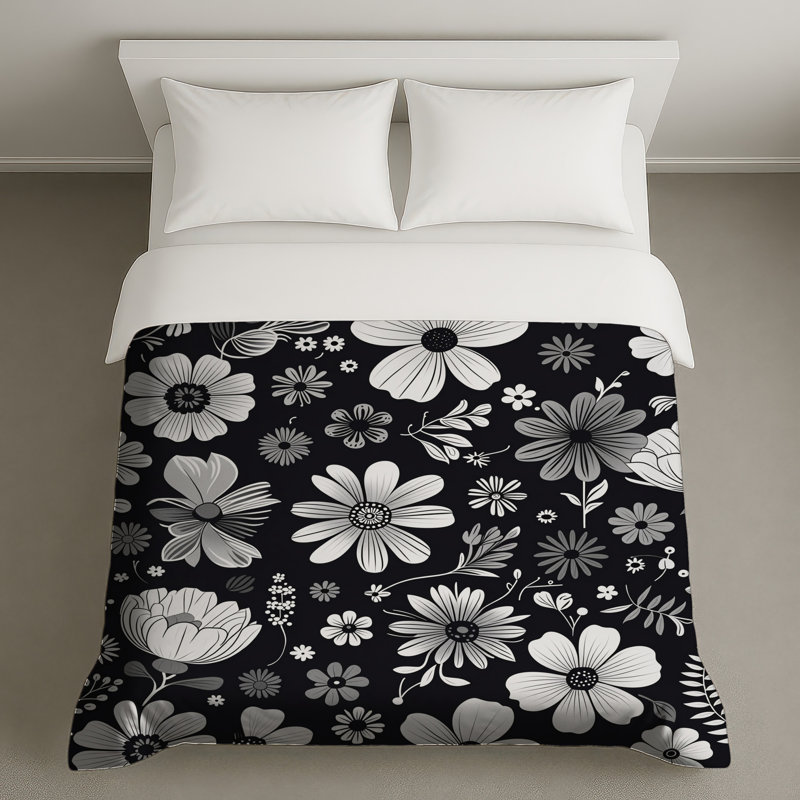 Housse de couette Floral Bedding Nature Boho Boho, Très grand lit