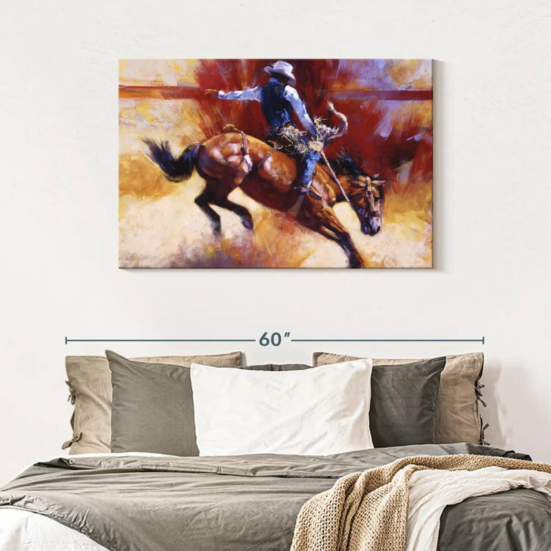 Sireci Yeehaw, 30" H x 45" W