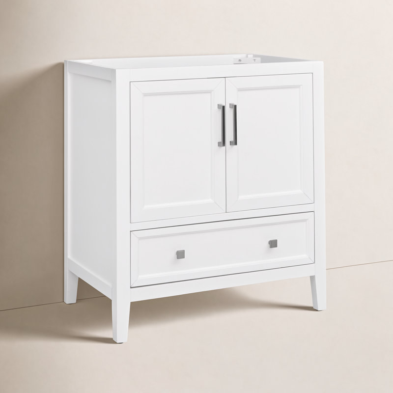 Ensemble de meuble-lavabo simple 30 po Murrieta, Blanc