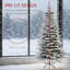6.5FT Snow Flocked Artificial Christmas Tree